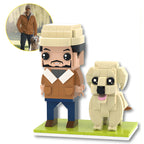 Personalized Dog Owner Gifts – Custom Mini Figures of You and Your Dog