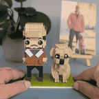 Personalized Dog Owner Gifts – Custom Mini Figures of You and Your Dog