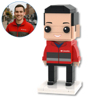 Custom Brick Person – One Personalised Mini Figure from Photo
