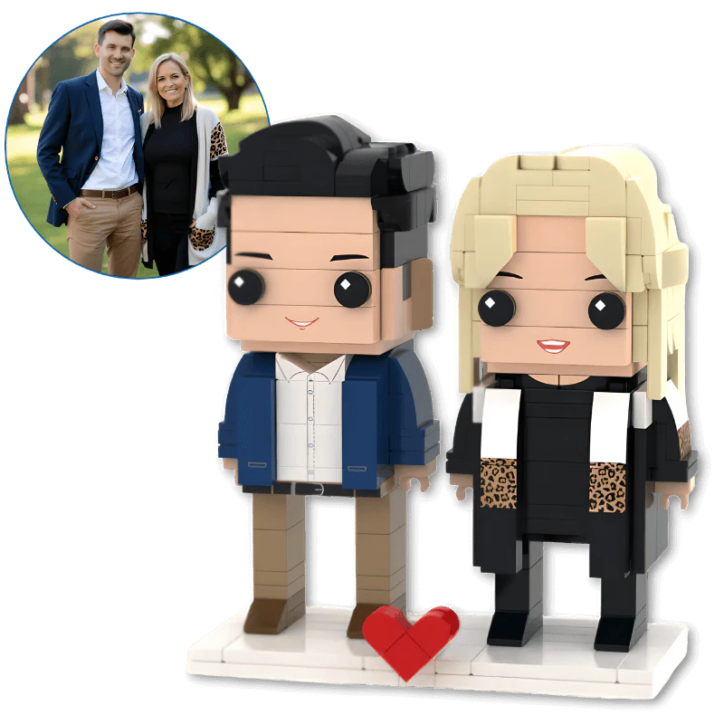 Custom Brick Figures for Couples – Mini Figures of Two People