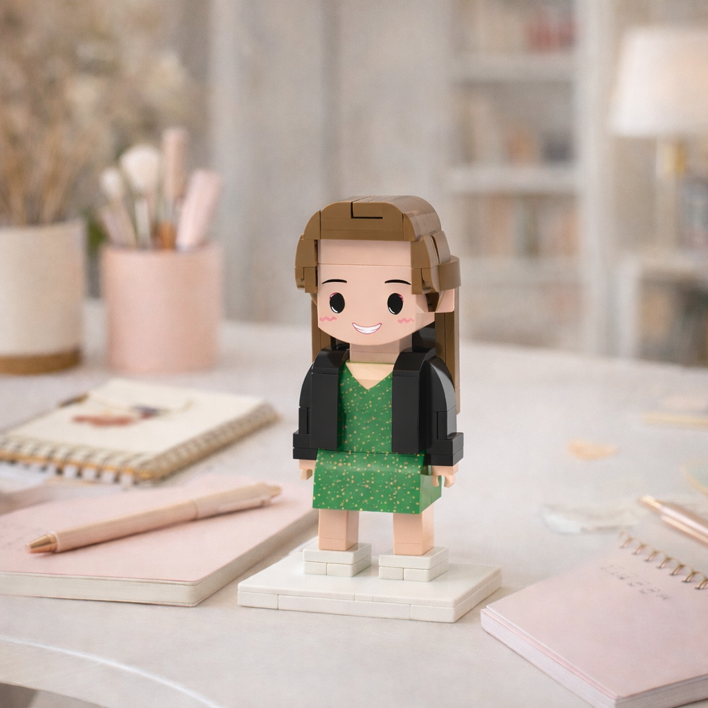 Personalised Brick Mini Figure from Your Photo – Single Person