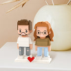 Custom Brick Figures from Your Photo (2 People)