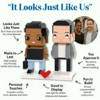 Personalized Wedding Gift – Custom Brick Figures of the Happy Couple