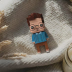Custom Brick Figures from Your Photo (2 People)