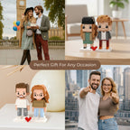 Custom Brick Figures from Your Photo (2 People)